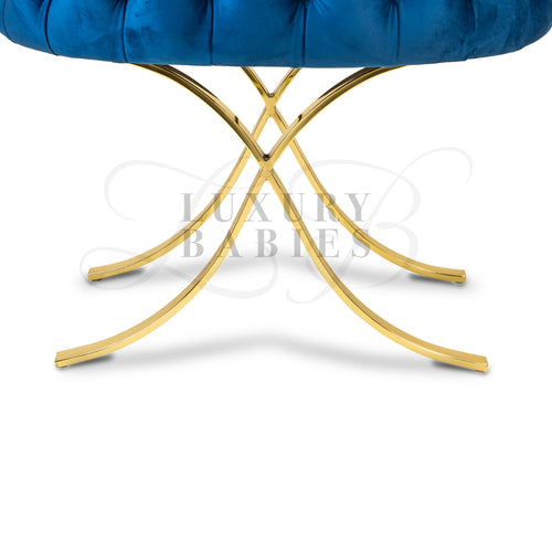 ROYALTY - Tufted Velvet Bassinet
