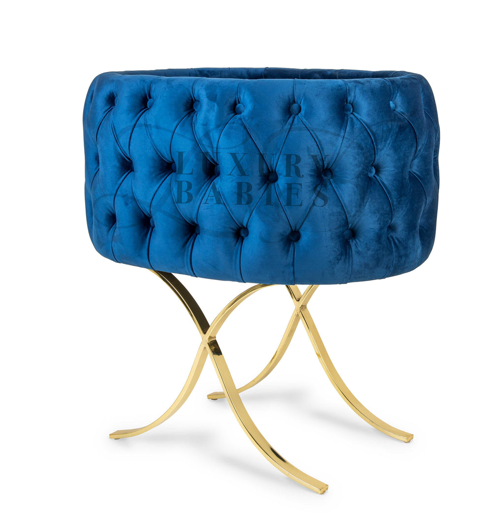 ROYALTY - Tufted Velvet Bassinet