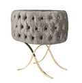 GRAPHITE - Tufted Velvet Bassinet